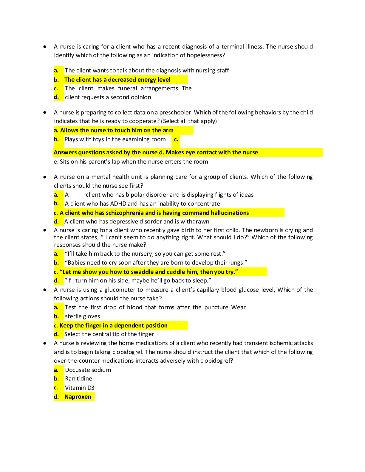 Preview image for ATI PN COMPREHENSIVE 2017 PROCTORED. 180+ Questions with Correct Answers (Grade A)